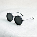Lens Circle Thick Silver
