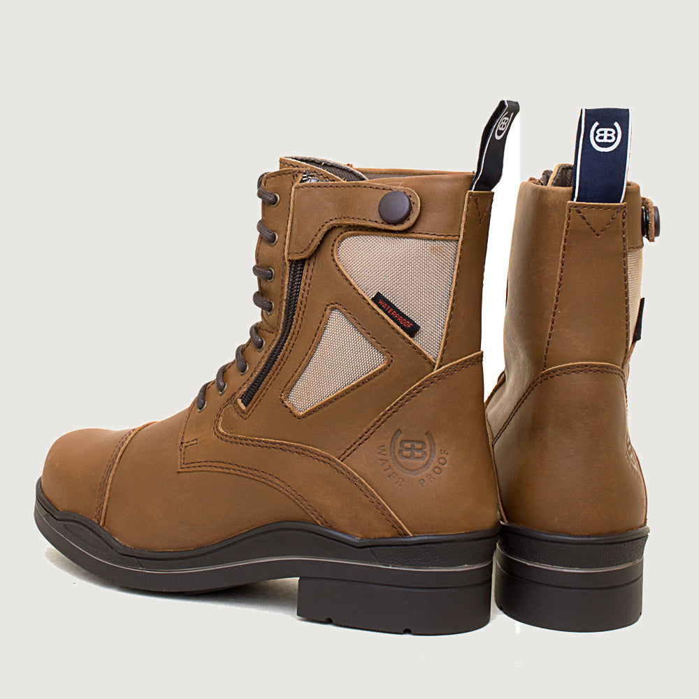 Kentucky Storm Waterproof Jodhpur Boots - Mocha