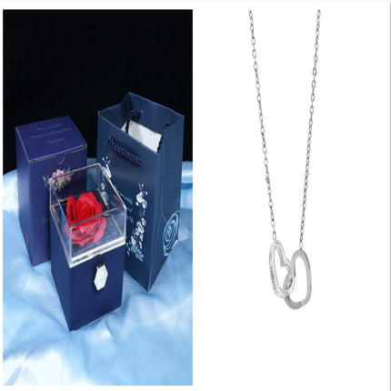 Rotating Soap Flower Rose Gift Box Creative Rotating Rose Jewelry Packaging Box Valentine's Day Gift For Women - 𝓢𝓱𝓸𝓹𝓵𝓮𝓬𝔂