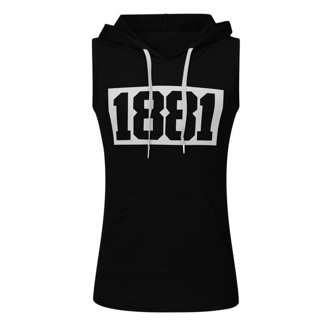 Men's Sleeveless Vest Letter Printed Hoodie Sports Tops - 𝓢𝓱𝓸𝓹𝓵𝓮𝓬𝔂