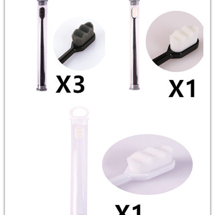 Ultra-fine Toothbrush Super Soft Bristle Deep Cleaning Brush Portable For Oral Care Tools Teeth Care Oral Cleaning Travel - 𝓢𝓱𝓸𝓹𝓵𝓮𝓬𝔂