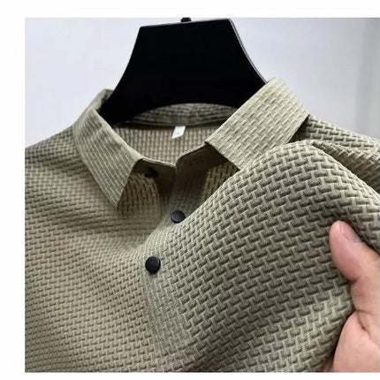 Mesh Ice Silk Short Sleeve T-shirt Mens Clothing - 𝓢𝓱𝓸𝓹𝓵𝓮𝓬𝔂