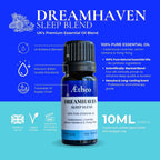 Aetheo Tranquil Sleep Gift Set — Fabric Diffuser and 2 Essential Oils