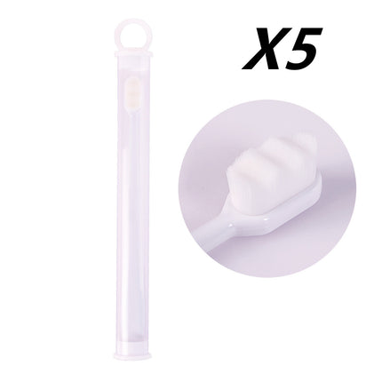 Ultra-fine Toothbrush Super Soft Bristle Deep Cleaning Brush Portable For Oral Care Tools Teeth Care Oral Cleaning Travel - 𝓢𝓱𝓸𝓹𝓵𝓮𝓬𝔂