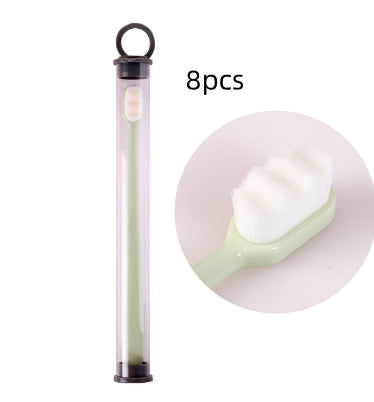 Ultra-fine Toothbrush Super Soft Bristle Deep Cleaning Brush Portable For Oral Care Tools Teeth Care Oral Cleaning Travel - 𝓢𝓱𝓸𝓹𝓵𝓮𝓬𝔂