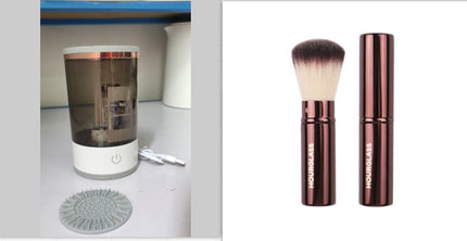 Women Eye Shadow Brush Cleaning Tool Portable Electric Makeup Brush Cleaner Machine With USB Charging Automatic Cosmetic Brush - 𝓢𝓱𝓸𝓹𝓵𝓮𝓬𝔂