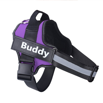 Personalized Dog Harness NO PULL Reflective Breathable Adjustable Pet Harness Vest For Small Large Dog Custom Patch Pet Supplies - 𝓢𝓱𝓸𝓹𝓵𝓮𝓬𝔂