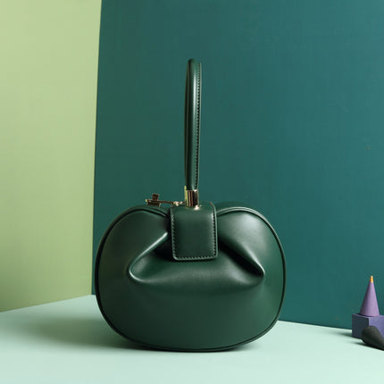 Leather handbags fashion dumplings handbag - 𝓢𝓱𝓸𝓹𝓵𝓮𝓬𝔂
