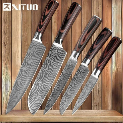 Carpenter's Special Set 6-piece Set 8-piece Set Knife Chef Knife Kitchen Knife Cooking - 𝓢𝓱𝓸𝓹𝓵𝓮𝓬𝔂