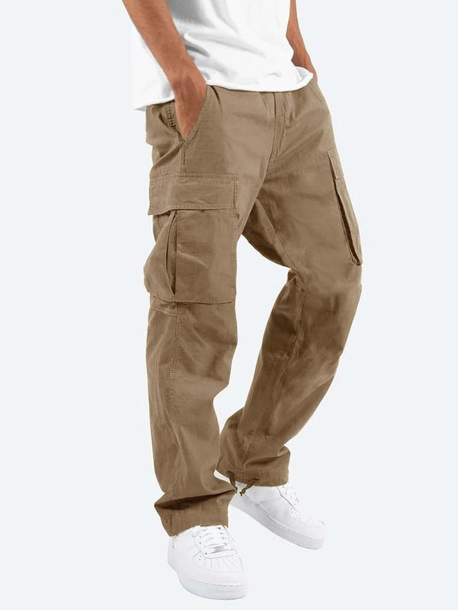 Men's Workwear Drawstring Multi-pocket Casual Pants - 𝓢𝓱𝓸𝓹𝓵𝓮𝓬𝔂