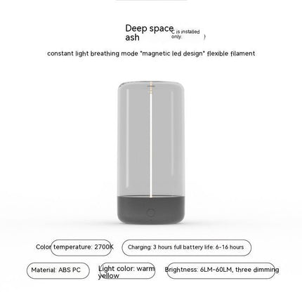 New LED Camping Light Type-c Rechargeable Portable Night Light With High Transparency And Anti Drop Creative Atmosphere Light - 𝓢𝓱𝓸𝓹𝓵𝓮𝓬𝔂