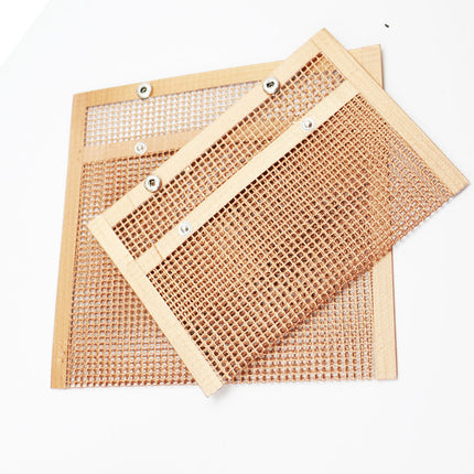 Grill Mesh Bag Non-stick Grid Mat BBQ Grill Bag Vegetable Grill High Temperature Resistant Reusable Grill Mat - 𝓢𝓱𝓸𝓹𝓵𝓮𝓬𝔂