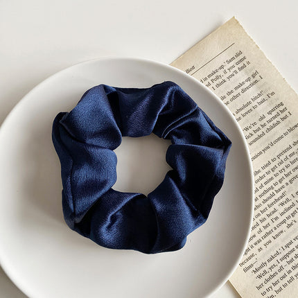 Simple satin retro large intestine loop hair rope - 𝓢𝓱𝓸𝓹𝓵𝓮𝓬𝔂