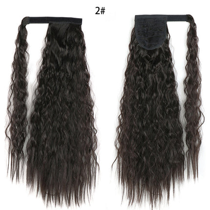 Ponytail Wig Water Wave Velcro Banding Chemical Fiber High Temperature Silk - 𝓢𝓱𝓸𝓹𝓵𝓮𝓬𝔂