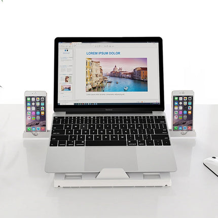 New Laptop Stand Multifunctional Folding Lift Portable Laptop Stand Monitor Increase Rack Aluminum Alloy Base - 𝓢𝓱𝓸𝓹𝓵𝓮𝓬𝔂