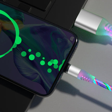 Compatible with Apple, Flowing Ligh Magnetic Streamer Data Line Cable for Iphone Android Typec - 𝓢𝓱𝓸𝓹𝓵𝓮𝓬𝔂
