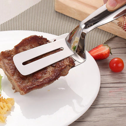 Stainless Steel Barbecue Tong Fried Steak Shovel Fried Fish Shovel BBQ Bread Clamp Kitchen Bread Meat Clamp - 𝓢𝓱𝓸𝓹𝓵𝓮𝓬𝔂
