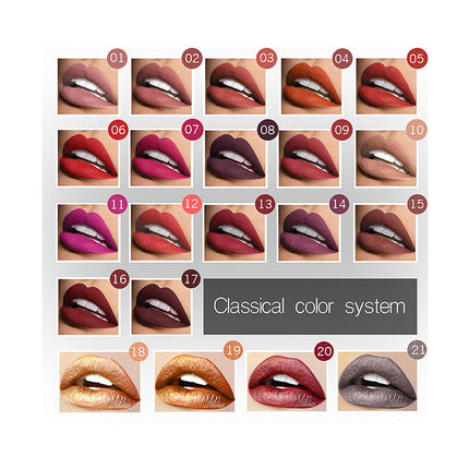 Makeup matte matte lip gloss lipstick - 𝓢𝓱𝓸𝓹𝓵𝓮𝓬𝔂