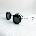 Lens Circle Thick Black