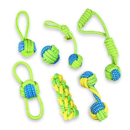 Dog Rope Toys - 7 Variants - 𝓢𝓱𝓸𝓹𝓵𝓮𝓬𝔂