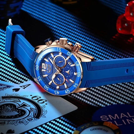 Quartz Men's Waterproof Watch Multi-function - 𝓢𝓱𝓸𝓹𝓵𝓮𝓬𝔂