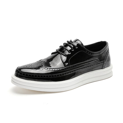 Mens Business Casual Korean Style Trendy British Mens Shoes - 𝓢𝓱𝓸𝓹𝓵𝓮𝓬𝔂