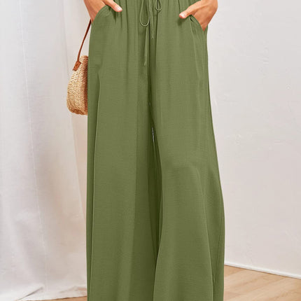 Womens Pants Wide Leg Loose Comfy Lounge Sweatpants With Pockets - 𝓢𝓱𝓸𝓹𝓵𝓮𝓬𝔂