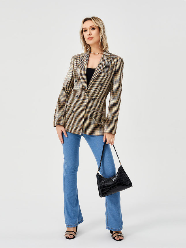 Womens Casual Blazer Jacket  Long Sleeve Work 0ffice Blazer Lapel  Jacket - 𝓢𝓱𝓸𝓹𝓵𝓮𝓬𝔂