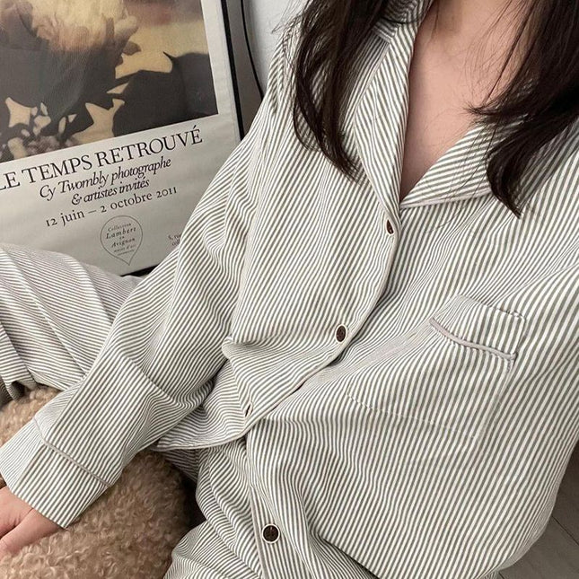 Sweet Printed Long Sleeve Trousers Homewear Suits - 𝓢𝓱𝓸𝓹𝓵𝓮𝓬𝔂