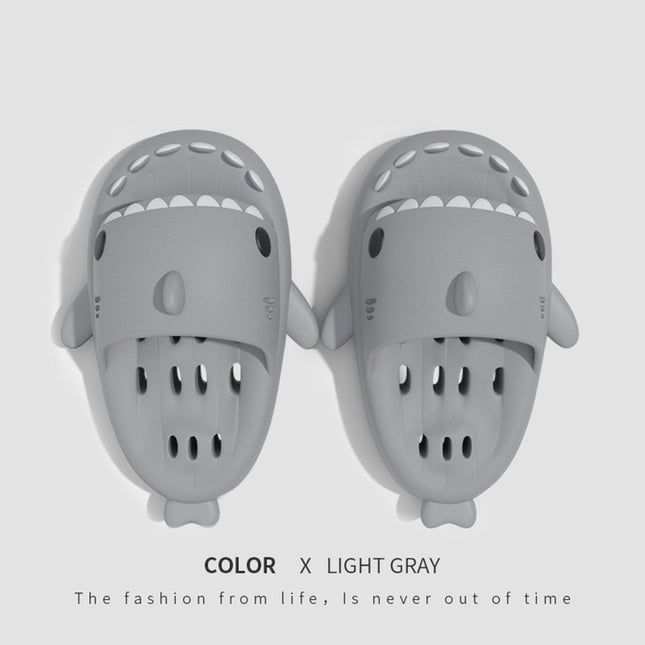 Shark Slippers With Drain Holes Shower Shoes For Women Quick Drying Eva Pool Shark Slides Beach Sandals With Drain Holes - 𝓢𝓱𝓸𝓹𝓵𝓮𝓬𝔂