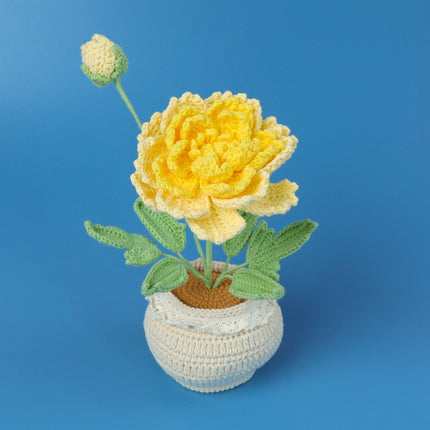 Finished Handmade Wool Woven Home Decoration Tulip Potted Plant - 𝓢𝓱𝓸𝓹𝓵𝓮𝓬𝔂