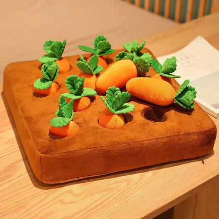 Pet Dog Toys Carrot Plush Toy Vegetable Chew Toy For Dogs Snuffle Mat For Dogs Cats Durable Chew Puppy Toy Dogs Accessories - 𝓢𝓱𝓸𝓹𝓵𝓮𝓬𝔂