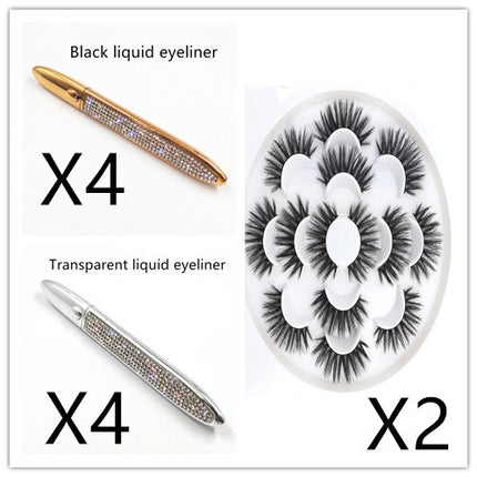 False Eyelashes Self-adhesive Eyeliner Multicolor - 𝓢𝓱𝓸𝓹𝓵𝓮𝓬𝔂