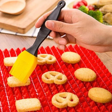Non-Stick Silicone Pyramid Cooking Mat Baking Mat With Grid Versatile Oven BBQ Cooking Mat Heat-Resistant Mat Kitchen Tools Kitchen Gadgets - 𝓢𝓱𝓸𝓹𝓵𝓮𝓬𝔂