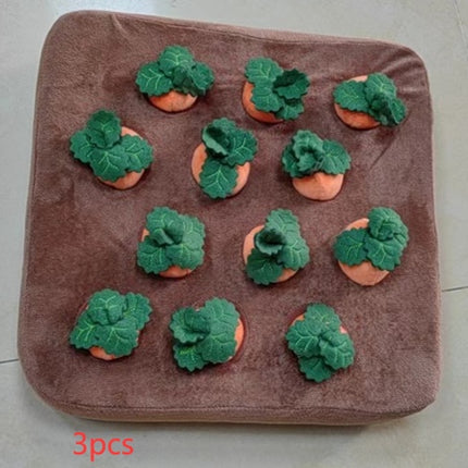 Pet Dog Toys Carrot Plush Toy Vegetable Chew Toy For Dogs Snuffle Mat For Dogs Cats Durable Chew Puppy Toy Dogs Accessories - 𝓢𝓱𝓸𝓹𝓵𝓮𝓬𝔂