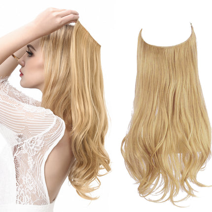 Wig Female Extension Chemical Fiber Long Curly Hair Matte High-temperature Fiber Fishing Thread Wig Set - 𝓢𝓱𝓸𝓹𝓵𝓮𝓬𝔂