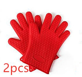 Food Grade Silicone Heat Resistant BBQ Glove Silicone Oven Mitts - 𝓢𝓱𝓸𝓹𝓵𝓮𝓬𝔂
