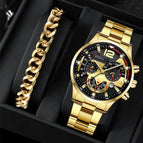 Gold Black Bracelet