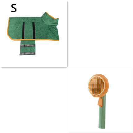 New Pet Cat Brush Hot Selling Hand-held Steel Wire Self-cleaning Comb Looper For Hair Removal - 𝓢𝓱𝓸𝓹𝓵𝓮𝓬𝔂