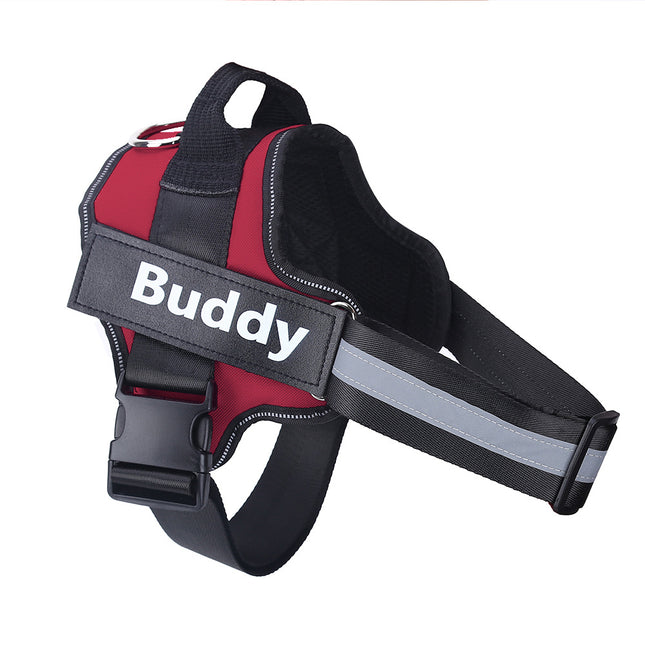 Personalized Dog Harness NO PULL Reflective Breathable Adjustable Pet Harness Vest For Small Large Dog Custom Patch Pet Supplies - 𝓢𝓱𝓸𝓹𝓵𝓮𝓬𝔂