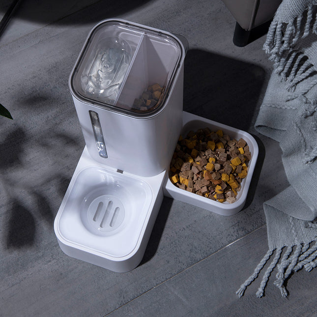 Pet Automatic Water Storage Double Plastic Pet Bowl - 𝓢𝓱𝓸𝓹𝓵𝓮𝓬𝔂