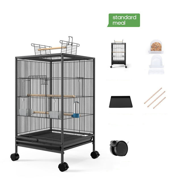 Parrot Xuanfeng Bird Cage With Feeder Toy Grass Nest Breeding Box - 𝓢𝓱𝓸𝓹𝓵𝓮𝓬𝔂