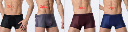 Ice silk men's underwear mesh boxer - 𝓢𝓱𝓸𝓹𝓵𝓮𝓬𝔂