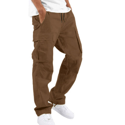 Men's Workwear Drawstring Multi-pocket Casual Pants - 𝓢𝓱𝓸𝓹𝓵𝓮𝓬𝔂