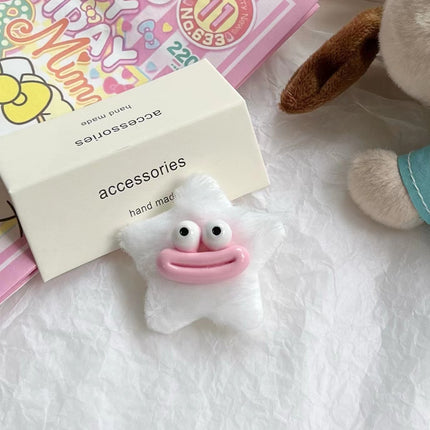 Girly Heart Plush Duckbill Clip - 𝓢𝓱𝓸𝓹𝓵𝓮𝓬𝔂