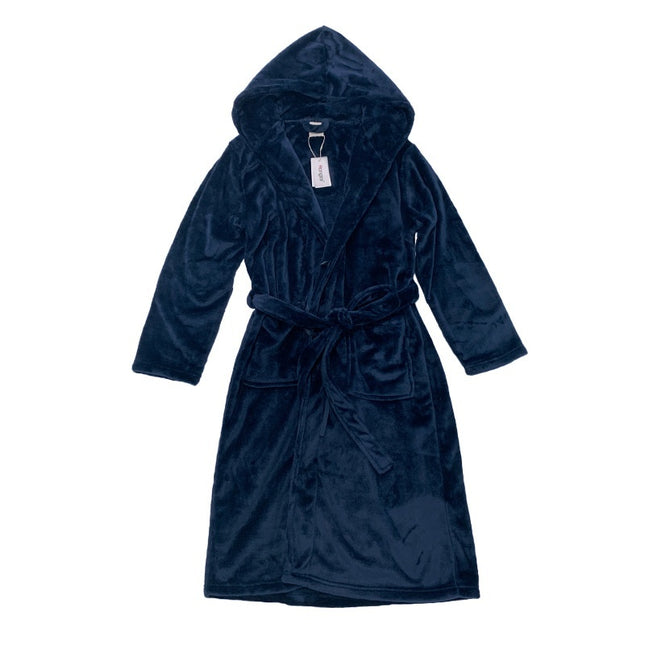 Women's Polyester Hooded Nightgown Homewear Hotel Couple Bathrobe - 𝓢𝓱𝓸𝓹𝓵𝓮𝓬𝔂