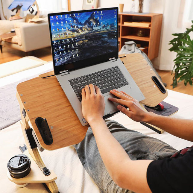 Wooden Foldable Computer Desk - 𝓢𝓱𝓸𝓹𝓵𝓮𝓬𝔂
