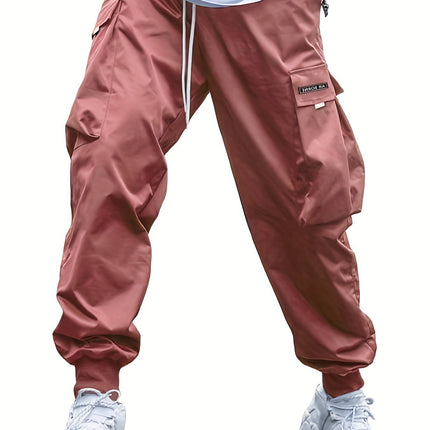 Multi-pocket Cargo Pants Men's Casual Hip-Hop Drawstring Trousers Outdoor Streetwear Sports Pant - 𝓢𝓱𝓸𝓹𝓵𝓮𝓬𝔂