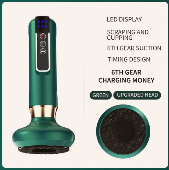 Electric Vacuum Cupping Massager For Body Anti-Cellulite Suction Cup Gua Sha Massage Body Cups Guasha Fat Burning Slimming Jars - 𝓢𝓱𝓸𝓹𝓵𝓮𝓬𝔂