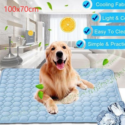Pet Dog Cat Ice Silk Cold Nest Pad For Cooling In Summer - 𝓢𝓱𝓸𝓹𝓵𝓮𝓬𝔂